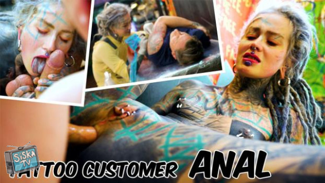 Anuskatzz - Tattoo Customer Gets More Than Ink with Anuskatzz