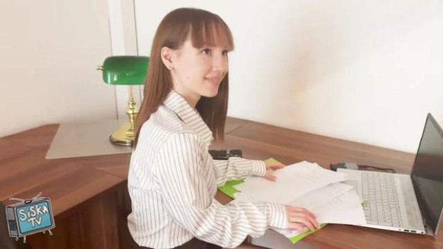 Kate - Kate, fucked in her office!