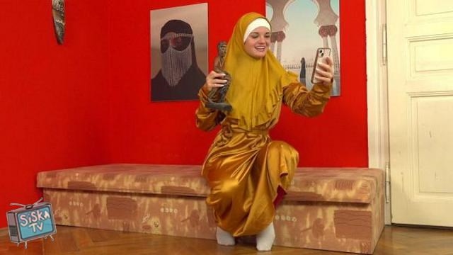 Violeta Grey Babe In Niqab Loves To Suck Her Husband Siska Tv