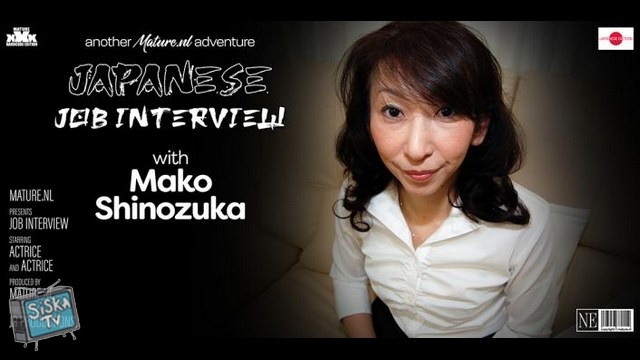 Mako Shinozuka - Skinny Japanese MILF Mako Shinozuka gets creampied after her job interview