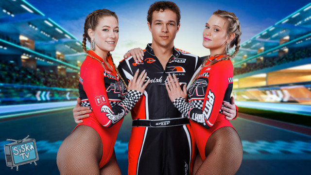 River Lynn, Chloe Rose - Ready, Set, Fuck! Chloe And River's Flag Girl Audition - StepSiblings