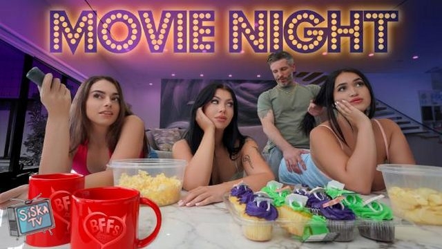 Sophia Burns, Holly Day, Nia Bleu - There Is Nothing Like Movie Night