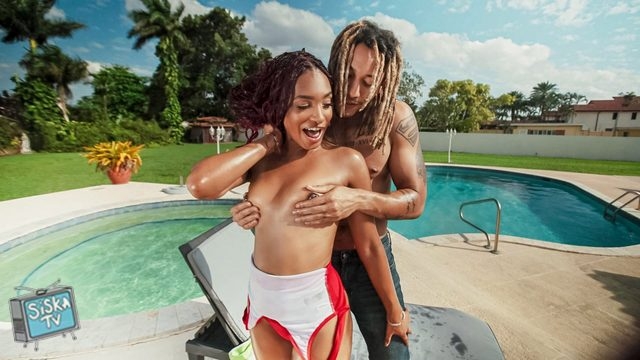 Addis Fouche - Sunbathing In Cock - TeensLoveHugeCocks