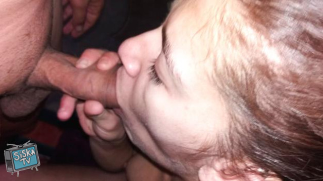 Pretty Lisa - Cute amateur with small tits gives pov blowjob