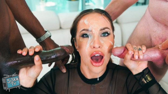 Melissa Stratton - Deepthroat Threesome