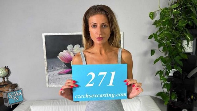 Angel Sky - Skinny blonde makes the most of a casting fuck