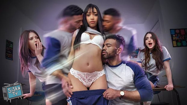 Jai, Alana Rose, Lilibet Saunders - Time Stop Classroom: Three Hot Students All to Myself (Jai Debut)