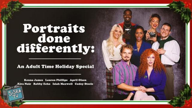 Kenna James, Lauren Phillips, Kira Noir, April Olsen - Portraits Done Differently: An Adult Time Holiday Special
