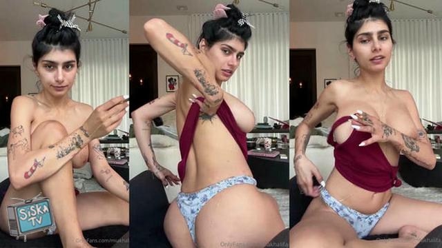 Mia Khalifa - NEW Onlyfans Leak Getting High Naked