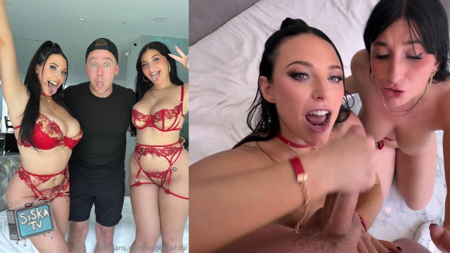 Angela White, Aleksa Mink - BRAND NEW Hot Big Titty Threesome w Van Wylde