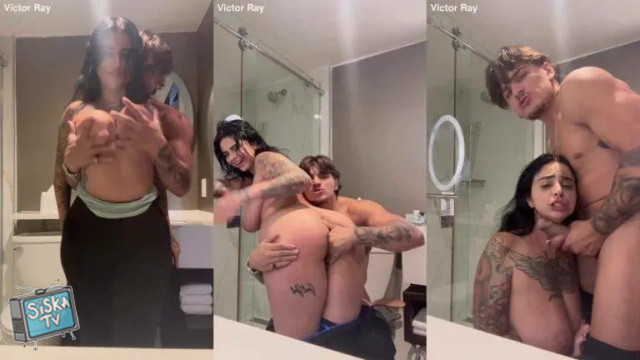 Azzy Star - Fucked In Hotel Room Bathroom