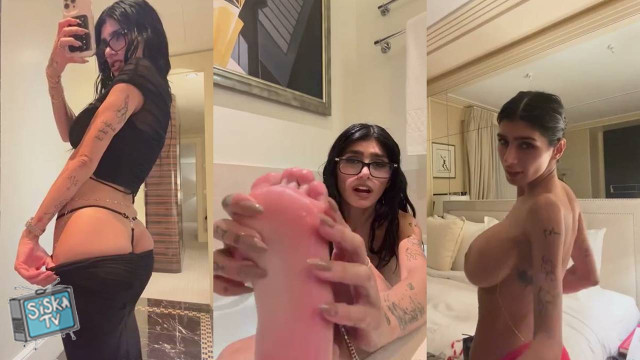 Mia Khalifa - Smoaking Dancing Before Hot Naked Shower NEW Onlyfans Live