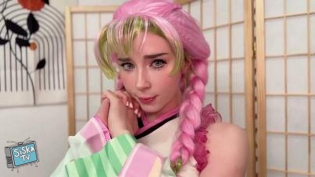 Sweetie Fox - Kanroji Mitsuri Lustfully Sucks Dick, Fucks in All Positions and Gets Facial Cumshot