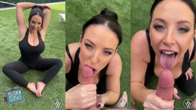 Angela White - NEW Backyard Yoga BJ