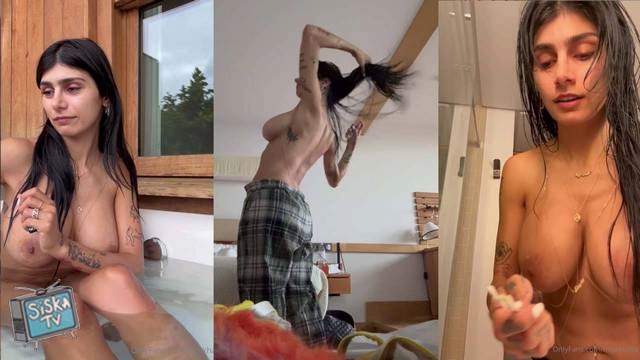 Mia Khalifa - High And Naked In Out Door Hot Tub