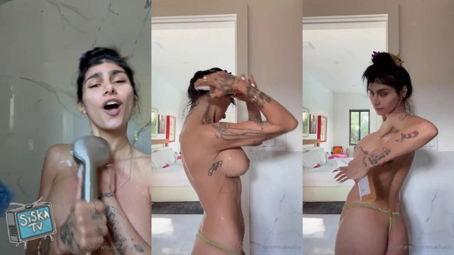 Mia Khalifa - Naked Shower Before Outing