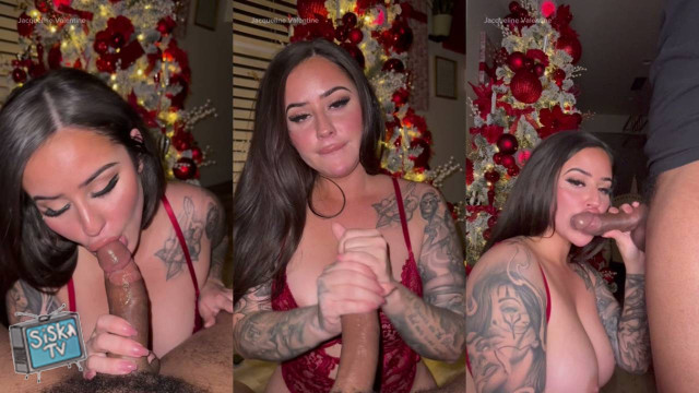 Jacqueline Valentine - Sloppy Spitting BJ And BBC Facial