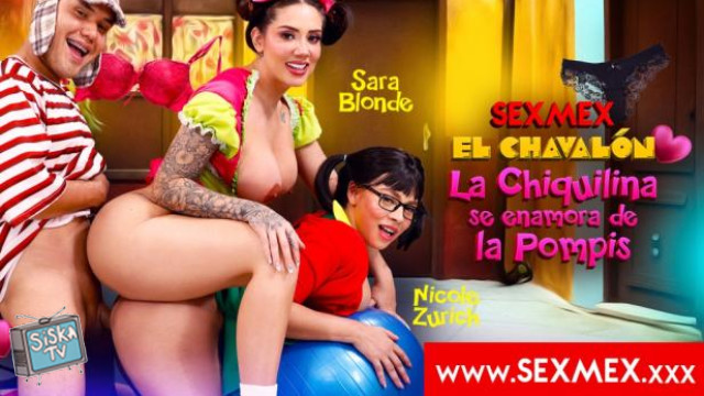 Nicole Zurich, Sara Blonde - Chiquilina Fell In Love With Tushy