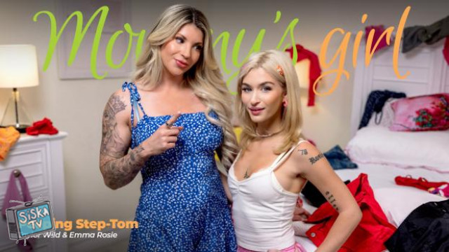 Emma Rosie, Taylor Wild - Peeping Step Tom - MommysGirl