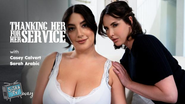 Casey Calvert, Sarah Arabic - Thanking Her For Her Service