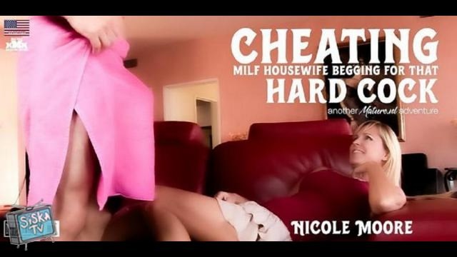 Nicole Moore - Nicole Moore is a hot blonde cheating MILF housewife who