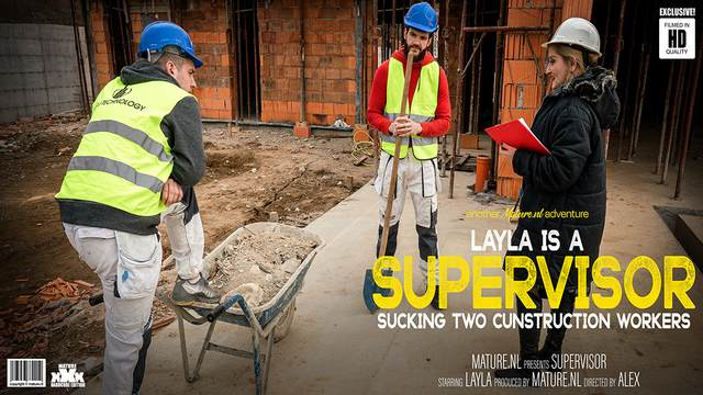 Layla - Supervisor Layla is hungry for two working cocks!