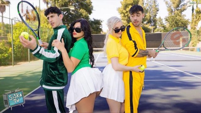 Kenzie Taylor, Mona Azar - Serving Balls