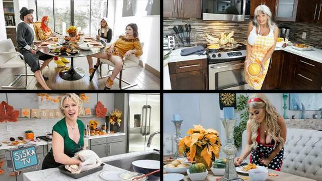 Dee Williams, Kayla Kayden, Juliett Russo, Sally DAngelo - Best Of Thanksgiving Mylfs