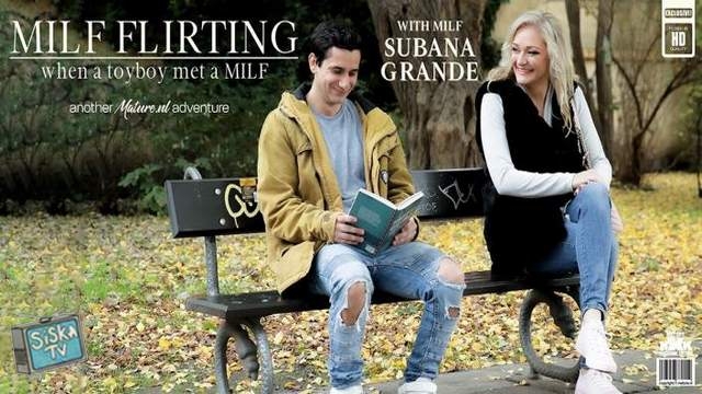 Subana Grande - Flirting MILF Subana Grande seduces a toyboy and has hot fucking sex at her house