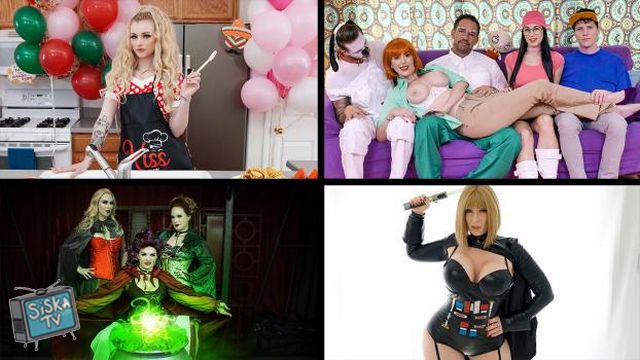 Alexa Nova, Lauren Phillips, Sara Jay, Brandi Love - Sexy Milf Costumes Compilation