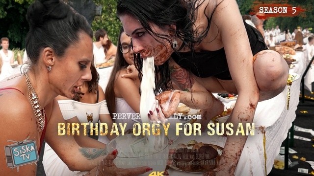 Brittany Bardot, Candy Scott, Dallila Dark, Katie Hill, Mad Bundy - Birthday Orgy For Susan