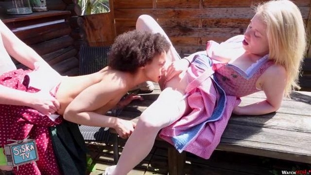 Mia Adler - FFM Threesome With Her Landlord