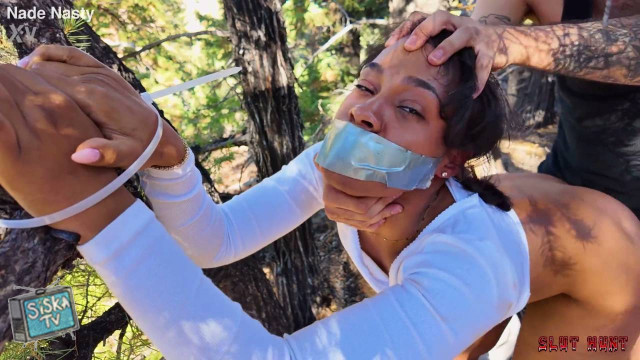 Ami Bue - Slut Hunt Using Wet Holes To Creampie In The Jungle And Facial