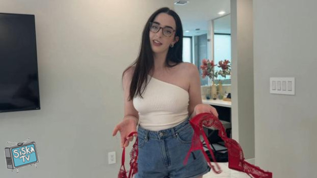 Violet Grey - Foreign Stepsister Has A Date and Wants Stepbro