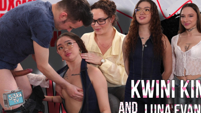 Kwini Kim - Coming out Asian PornStar and her New Wife Luna Evans!