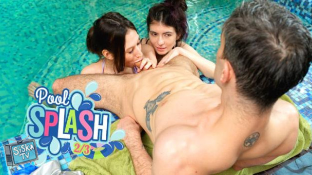 Luna Lynx, Tanya Ray - Pool Splash Part 2/3