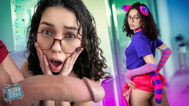Satine Summers - 'Try on My Mom's Lingerie' Nerd Girl vs Jock's Cock - MyBabysittersClub