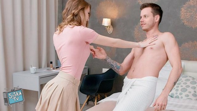 Escaped Bride - Naked lovers talk in bed - CreampieAngels