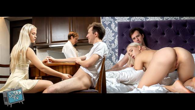 Nikki Hill - Is It Embarrassing To Fuck My Stepsister Right Before My Mom