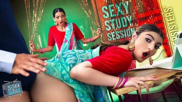 Laynee James, Julia James - Sari Stepsisters' Sexy Study Session