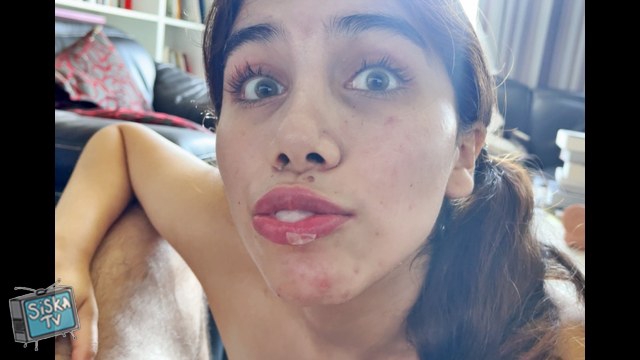 Marina Gold - sex on the couch