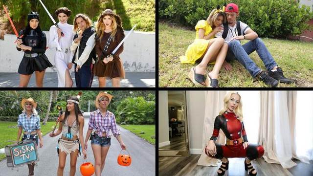 Karlee Grey, Dolly Leigh, Chanel Grey, Madison Summers - Hottest Costumes Compilation