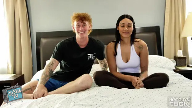 Jade Frost - Fiery Red Head Rax Sloan Delivers Big Cock to Jade Frost!