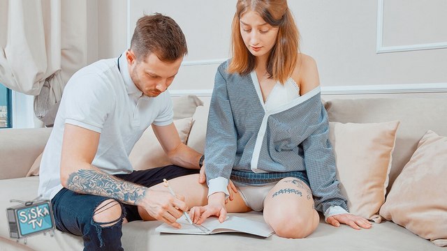 Sasha Paige - Studying goes better after orgasm - FuckStudies